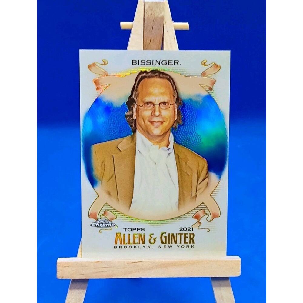 2021 Topps Allen & Ginter Chrome Buzz Bissinger Blue Refractor #262 SP 74/150